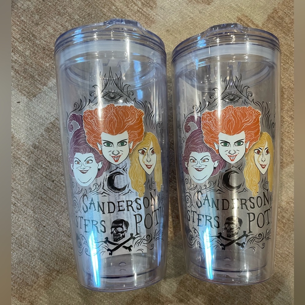 Hocus Pocus Sanderson Sisters Potion Travel Mug Tumbler💜✨🎃 20oz BPA Free 💜✨🎃